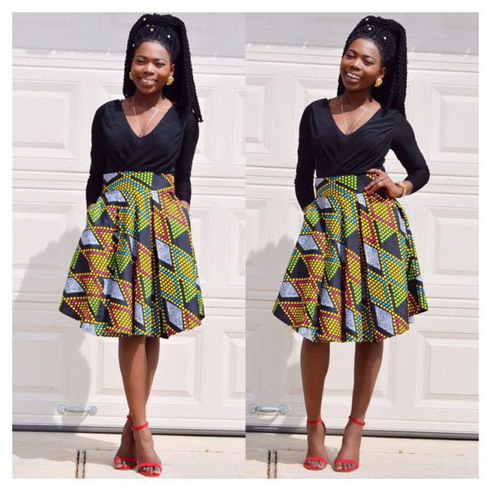 Ankara Pleated Skirt Styles That Keep You Stylish Ankara Styles